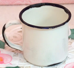 Enamelware Mug, 2-1/2