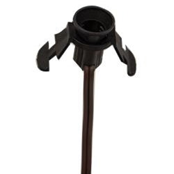 6Ft Brown Cord w/Candelabra Socket