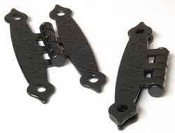 2/Pkg Black Colonial Hinge- 2-9/16"