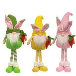Easter Bunny Standing Gnome 3 Asstd.
