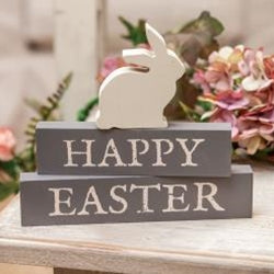 3/Set, Happy Easter Block Stackers
