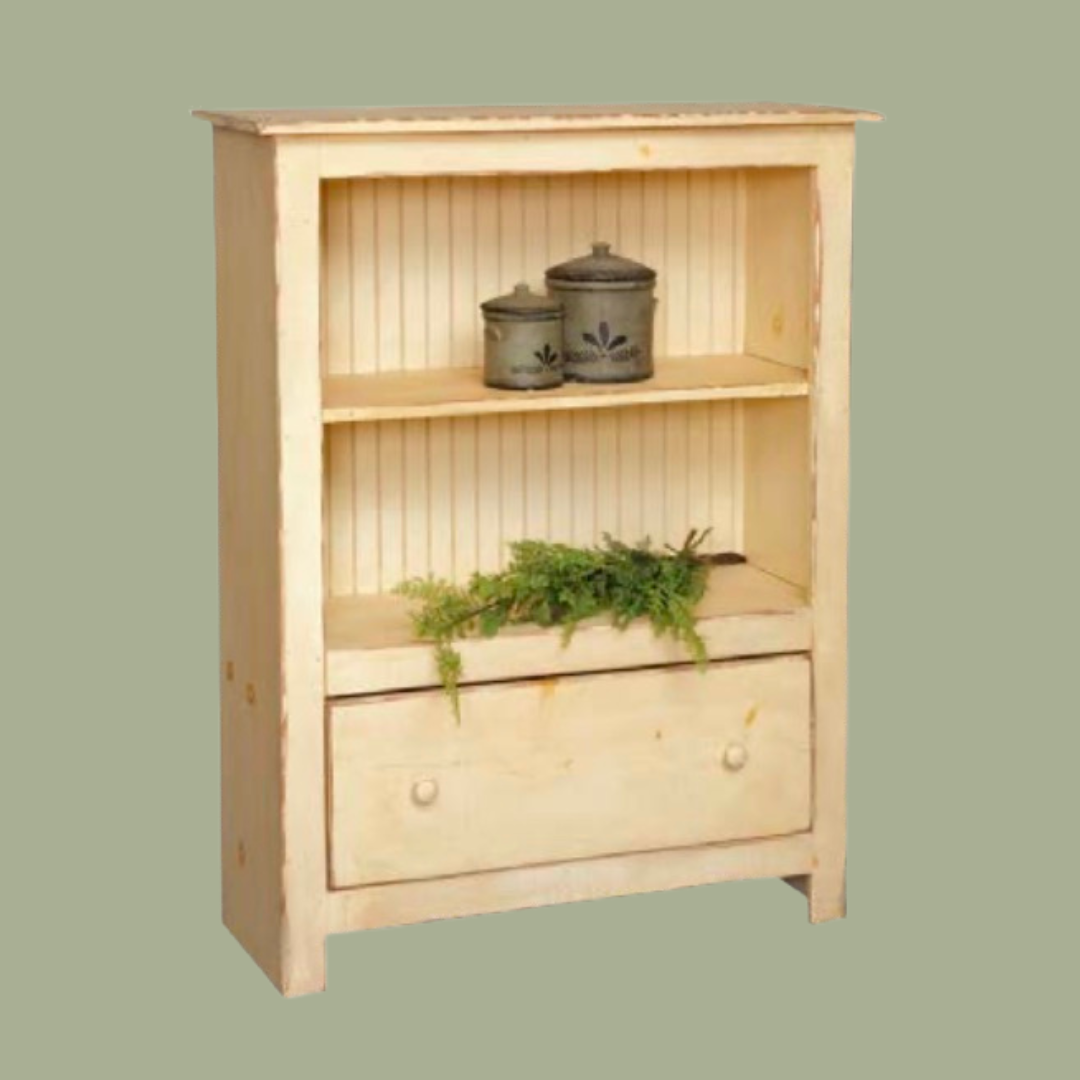 4' Bookcase w/ 1 Drawer