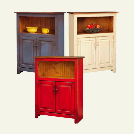 4’ Bookcase w/ Bottom Doors