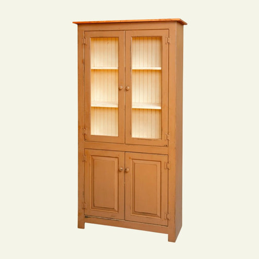 4 Door Pantry w/ Top Glass