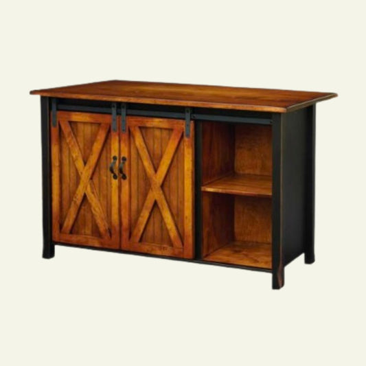 Barn Door Buffet (No Back Overhang)