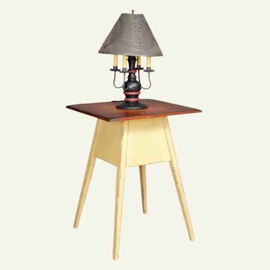 Shaker Lamp Table (Breadboard Top)