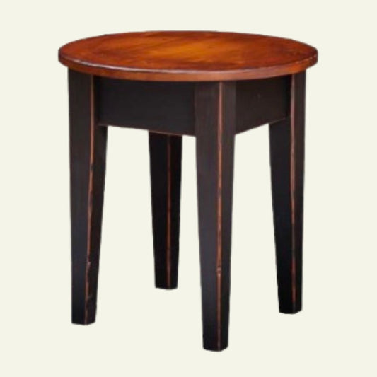 24” Round End Table