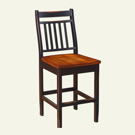 Tall Mission Counter Stool (Non Swivel)
