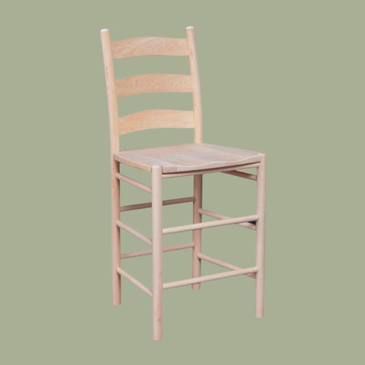 Royal Ladderback Counter Stool - (Non Swivel)