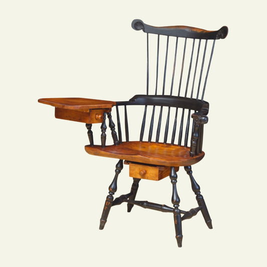 Philadelphia Writing Arm Chair (Hand Carved)