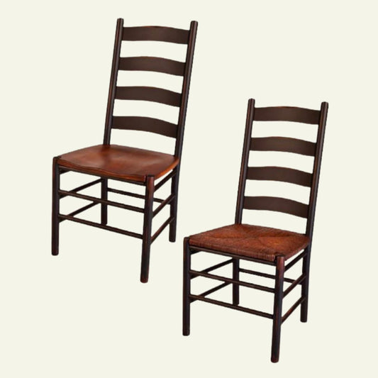 Royal Ladderback Side Chair (Solid or Woven Seat)