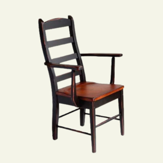 Country Ladderback Arm Chair