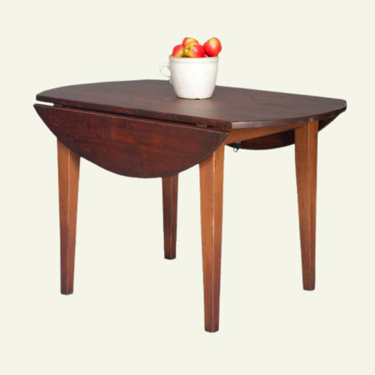 4’ Round Harvest Table w/ 2 Drops