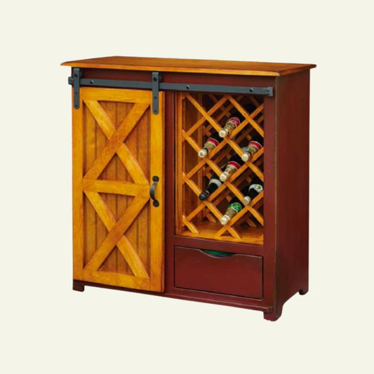 Barn Door Wine Cupboard