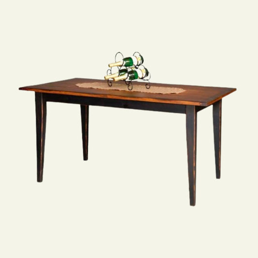 5’ Farm Table – Plank Look w/Breadboard Ends