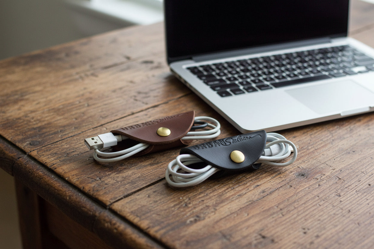 Leather Cord Organizer