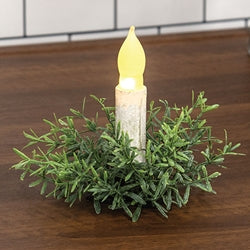 Dusty Rosemary Candle Ring - 1"