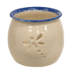 Stoneware Dragonfly Luminary