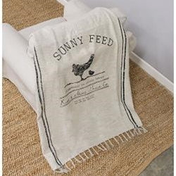 Sunny Feed Farmhouse Throw