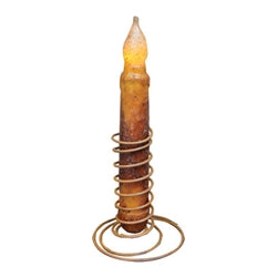 Rusty Spiral Taper Stand