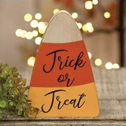 Trick or Treat Candy Corn Chunky Sitter