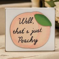 Well That's Just Peachy Block