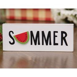Summer With Watermelon Block