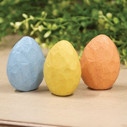 3/Set - Carved Resin Eggs
