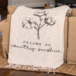 Country Sunshine Woven Throw