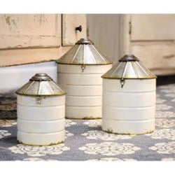 3/Set, White Silos