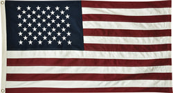 Natural American Flag - 34.5"x58"