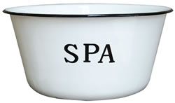 Enamelware Spa Bowl
