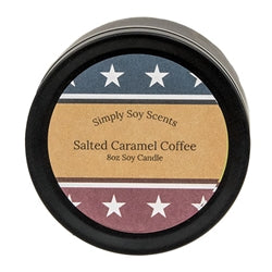 Salted Caramel Coffee Soy Candle - 8oz. Tin