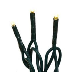 Warm White LED Teeny Lights 50 Ct. Green Cord