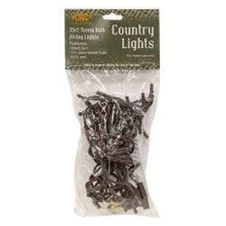 Teeny Lights Brown Cord 35ct