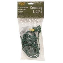 Teeny Lights Green Cord 20ct