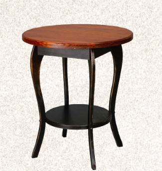 24" Round Lamp Table