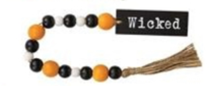 Halloween Beaded Garland with Tassel 3 Asstd.
