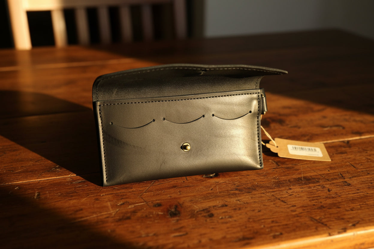 Leather Wristlet Wallet