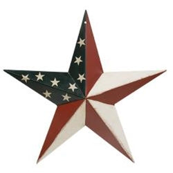 Americana Barn Star, 12"