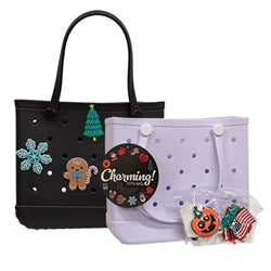 Tote With 12 Seasonal Charms