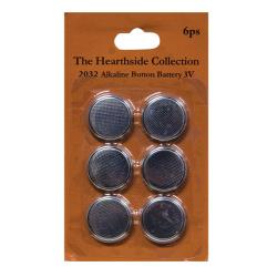6/pkg - CR2032 Batteries